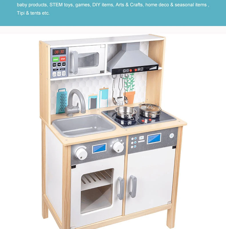 Fantastic Wooden Kitchen Electronic Stove Wooden Toy